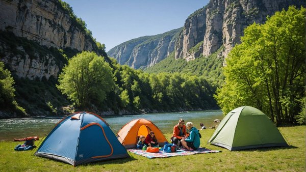 Camping familial gorges du tarn : découvrez peyrelade en famille